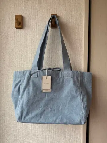 TU ET TOI 라이트 블루 토트백
