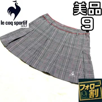 [팔로우 할인] 새상품급 르꼬끄 체크 스커트 사이즈 9 여성용