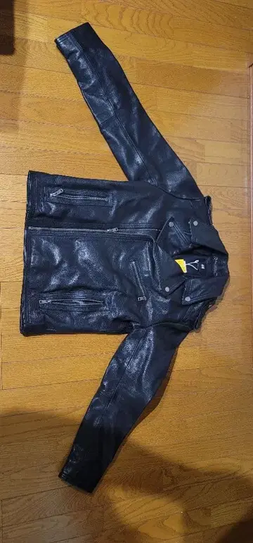 H&M 블랙 가죽 자켓 사이즈 48