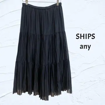 SHIPS any 쉽스 에니 티어드 플리츠 스커트 여성용