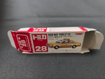 토미카 빨간색 상자 28 크라운 도로공단 패트롤카 (일본제) 빈 박스