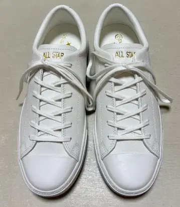 컨버스 올스타 쿠페 가죽 OX 화이트 25.5cm 새상품