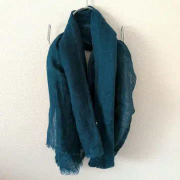 아니오나 Agnona 얇은 소재 스톨 다크 블루 파랑