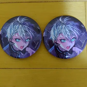 시쿠포니 아메노 코사메 캔뱃지 싱귤로이드 2개 세트