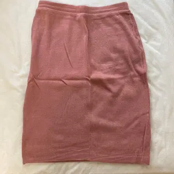 American Apparel 핑크 타이트 스커트 무릎 기장