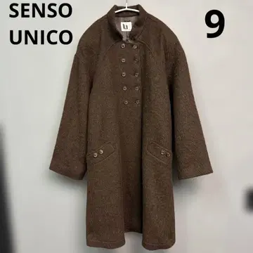 센소유니코 t.b SENSO UNICO 알파카 모 코트 브라운 9
