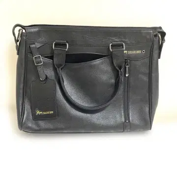 남성용 사만사 킹즈 토트백 블랙