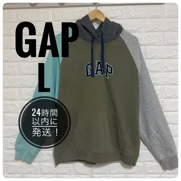 GAP 갭 L 사이즈 컬러 블록 후드티