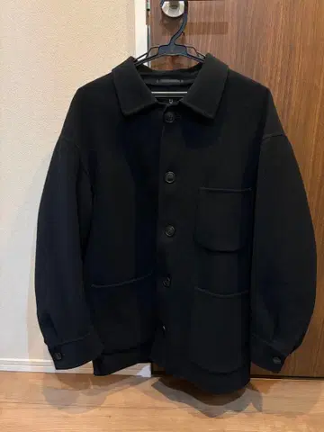 유니클로 +J 울 블렌드 오버 사이즈 셔츠 자켓