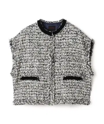 투모로우랜드 팬시 트위드 스퀘어 베스트