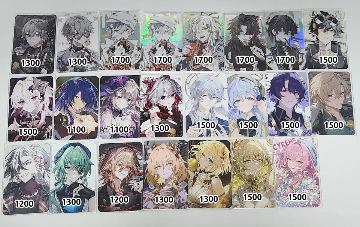 Honkai: Star Rail (HSR) unofficial photocards