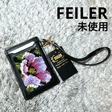 [ 미사용 ] FEILER 페이러 패스 케이스 카드 케이스 블랙