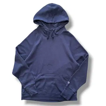 Champion 무지 후드티 네이비 L C로고