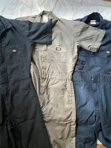 Dickies 반팔 오버롤 3종 세트