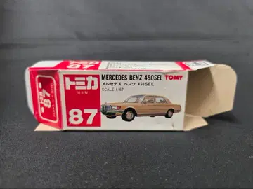토미카 빨간 상자 87 메르세데스 벤츠 450 SEL (일본제) 빈 박스