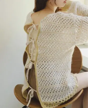 Kastane 시스루 편직 가디건