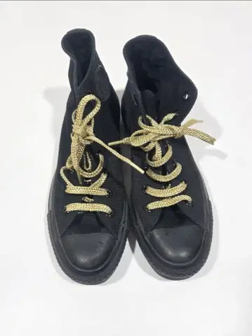 [새상품급] 컨버스 하이컷 스니커즈 블랙 CONVERSE 23cm