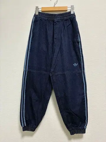 adidas 데님 팬츠 인디고 블루 저지 트랙 팬츠 M