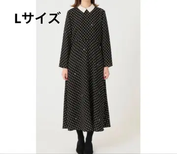 이에나 sese 도트 원피스 40 L 사이즈