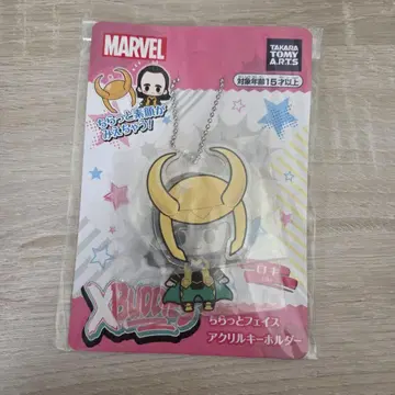미사용 새상품 [ MARVEL ] 크로스버디즈 힐끗 페이스 키링 로키