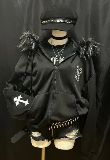 ROMWE 커스텀 후드티