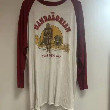[ 레어 구제 의류 ] 더 만달로리안 긴팔 래글런 T셔츠
