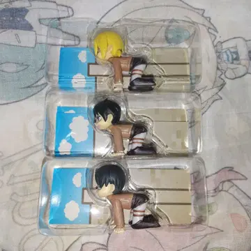 진격의 거인 조립 체조 피규어 3개 세트