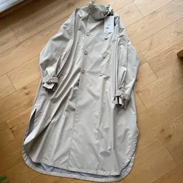 NAVE 발수 워터 레펠 롱 트렌치코트 베이지