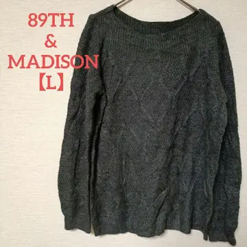 새상품급 89TH & MADISON [ L ] 다크 그레이 니트