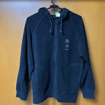 파파스 후드 부착 플리스 M 사이즈 블랙