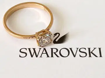 정품 Swarovski 스와로브스키 반지 로즈 골드 55 사이즈