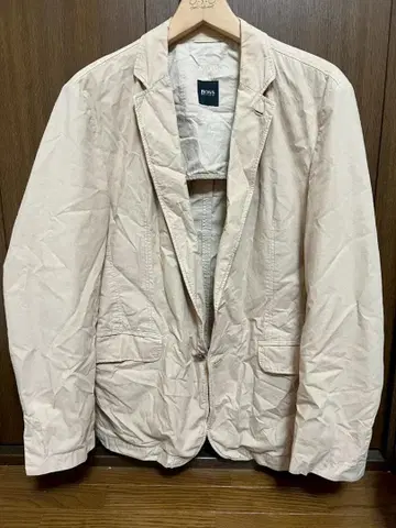HUGO BOSS 휴고보스 자켓 남성용 L 화이트 크림색