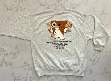 그렘린 L 기즈모 맨투맨 트레이닝복 사 가라 자수 여성용