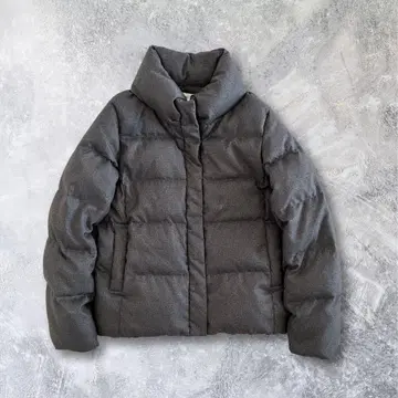 anysis 다운 자켓 숏 그레이