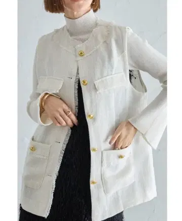 카라미 트위드 프린지 베스트 &NOSTALGIA