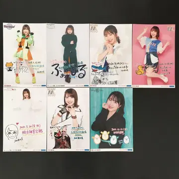 3109 모닝구무스메. 이시다 아유미 브로마이드 7장 세트