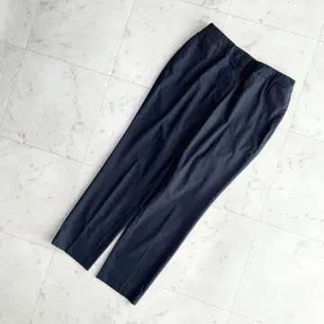 PLST 플라스테 팬츠 린넨 스트레치 네이비 M