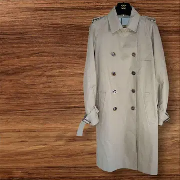 트렌치코트 래글런 소매 발수 가공