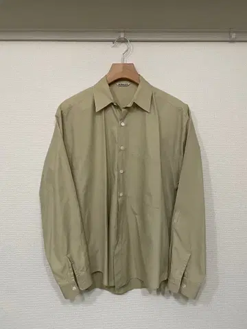 AURALEE WASHED FINX TWILL SHIRTS