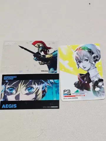 페르소나 3 클리어 카드 스티커 세트 아이기스 씨 파라다이스