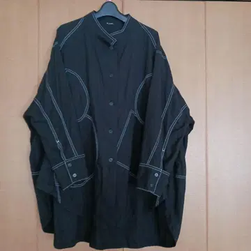 센소유니코 m_mefu 오버 사이즈 스티치 블라우스