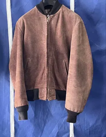 SCHOTT 봄버 자켓 브라운