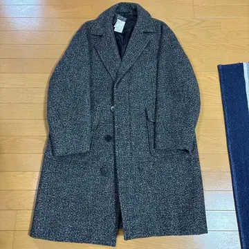 오버 사이즈 체스터 코트 그레이 계열