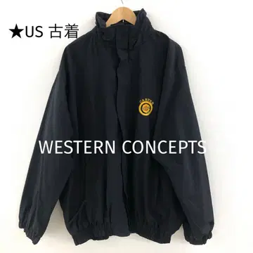 US 구제 의류 WESTERN CONCEPTS 나일론 점퍼 블랙 2XL