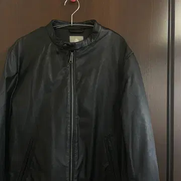 나노 유니버스 블랙 가죽 싱글 라이더 가죽 자켓