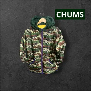 CHUMS 참스 리버서블 플리스 엘모 후디 후드티