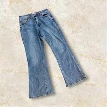 NAVY 하의 데님 팬츠 블루 L 사이즈 스트레이트