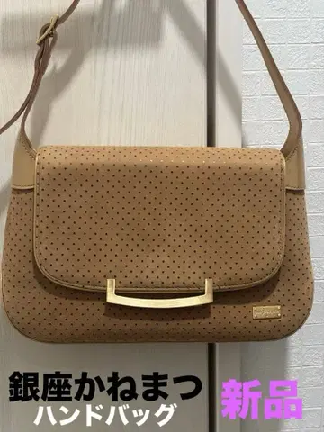 GINZA Kanematsu 긴자 카네마츠 핸드백 새상품 브라운