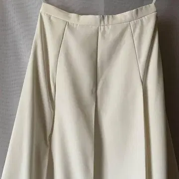 화이트 롱 스커트 가을/겨울 롱 스커트 오샤레 따뜻한 스커트