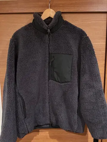 그레이 플리스 자켓 M 사이즈